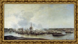 Сражение при Гангуте 27 июля 1714 года. 1877
