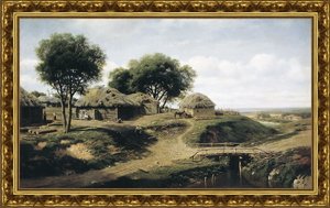 Село в Орловской губернии. 1864