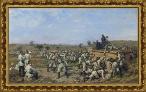 Привал 140-го пехотного Зарайского полка 35-й пехотной дивизии. 1877 год. 1880-е
